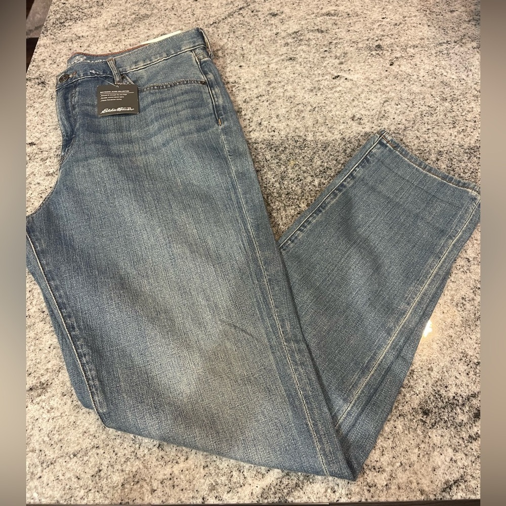 Eddie Bauer Women's Boyfriend Slim size 10 Jeans in Blue